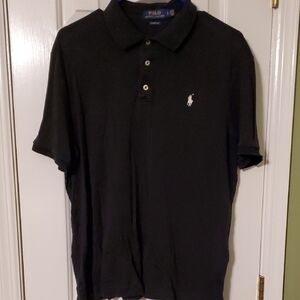 Polo by Ralph Lauren Men's Black Polo Shirt